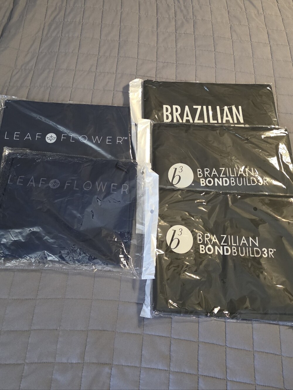 Leaf & Flower and Brazilian Bondbuilder Cutting Capes & Apron Stylist Capes